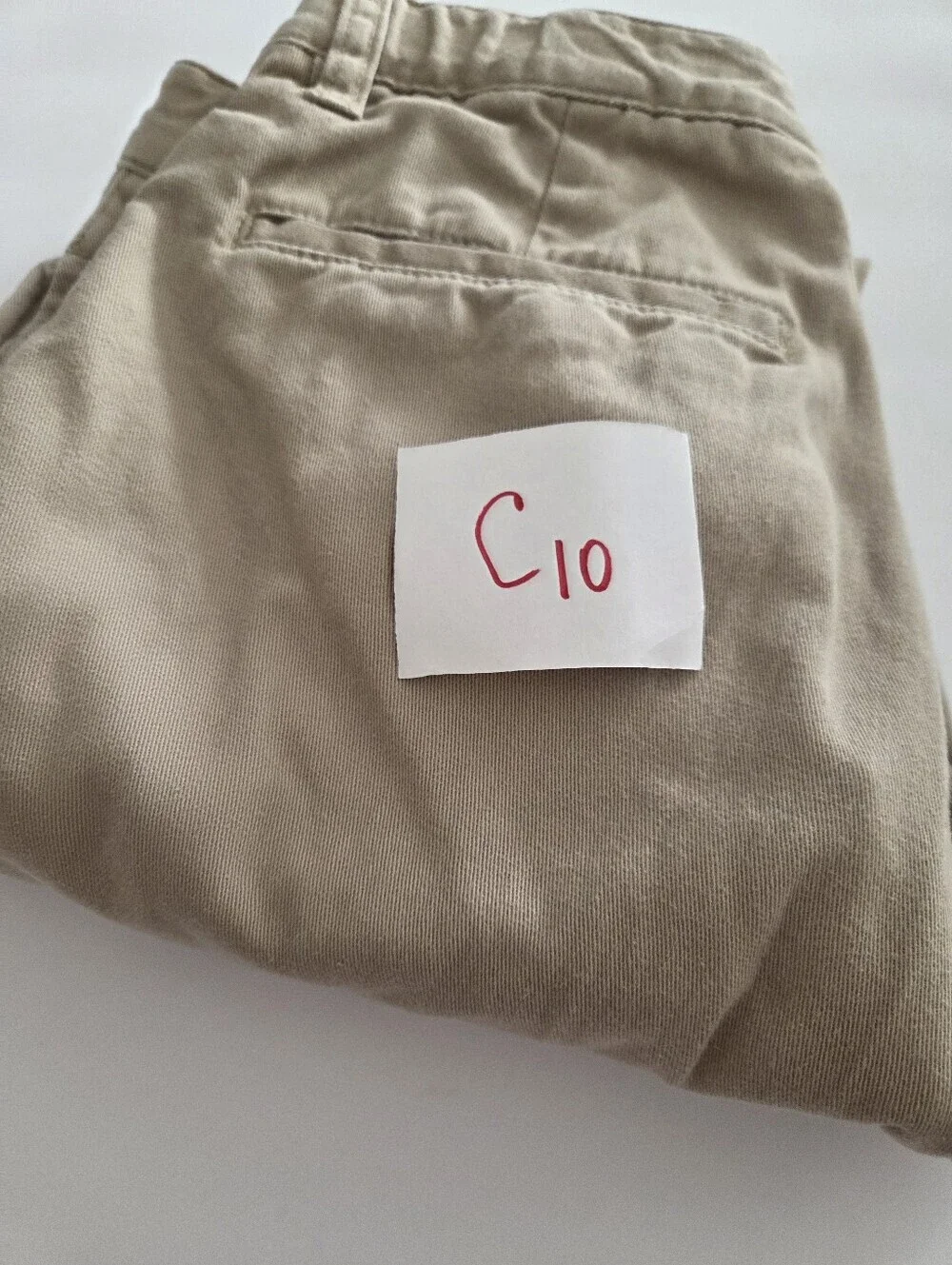 Cap Kids Boy's Casual Khaki Pants - Light Beige Sz.14